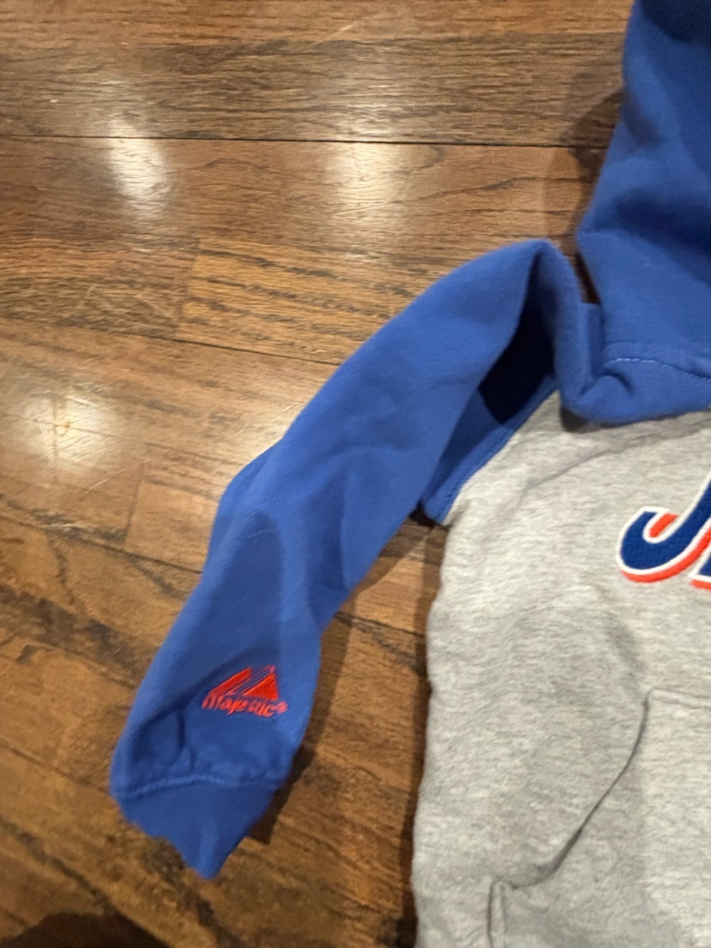 Majestic Kids Mets Pullover Hoodie - size 3t unisex - Picture 3 of 6